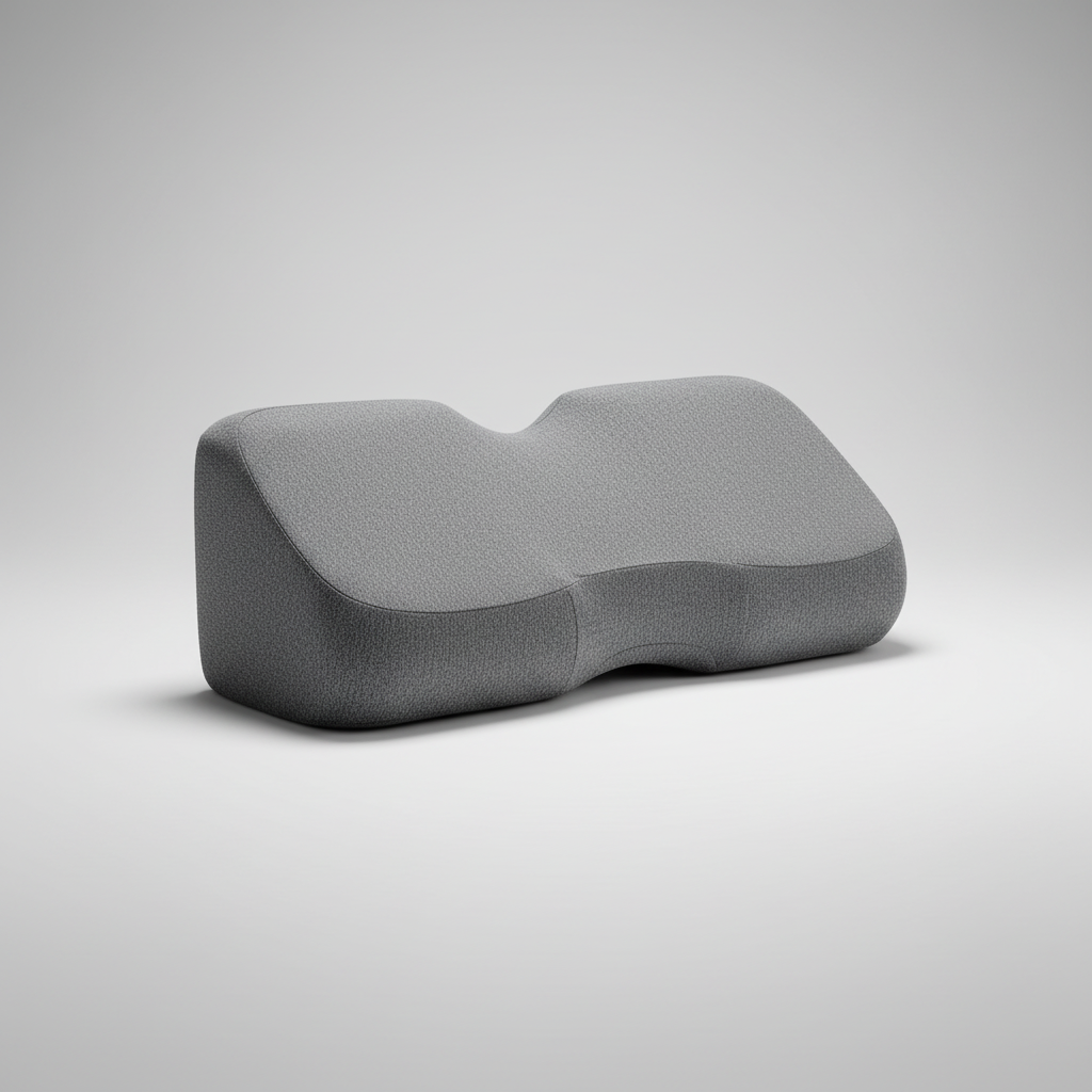 Ergonomisches Nackenstützkissen Memory Foam konturiert atmungsaktiv