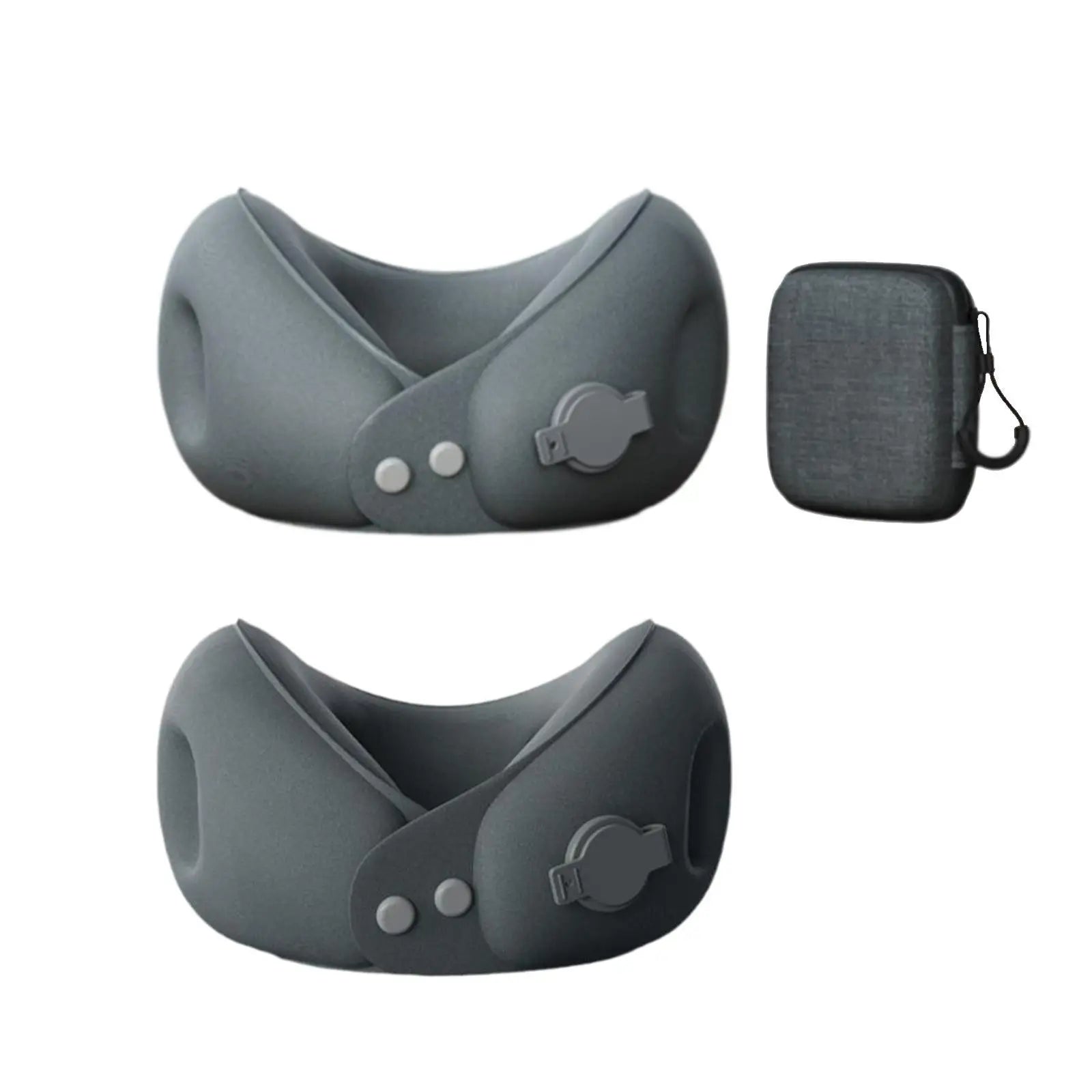 Aufblasbares Nackenkissen ergonomisch mit kompakter Transporttasche