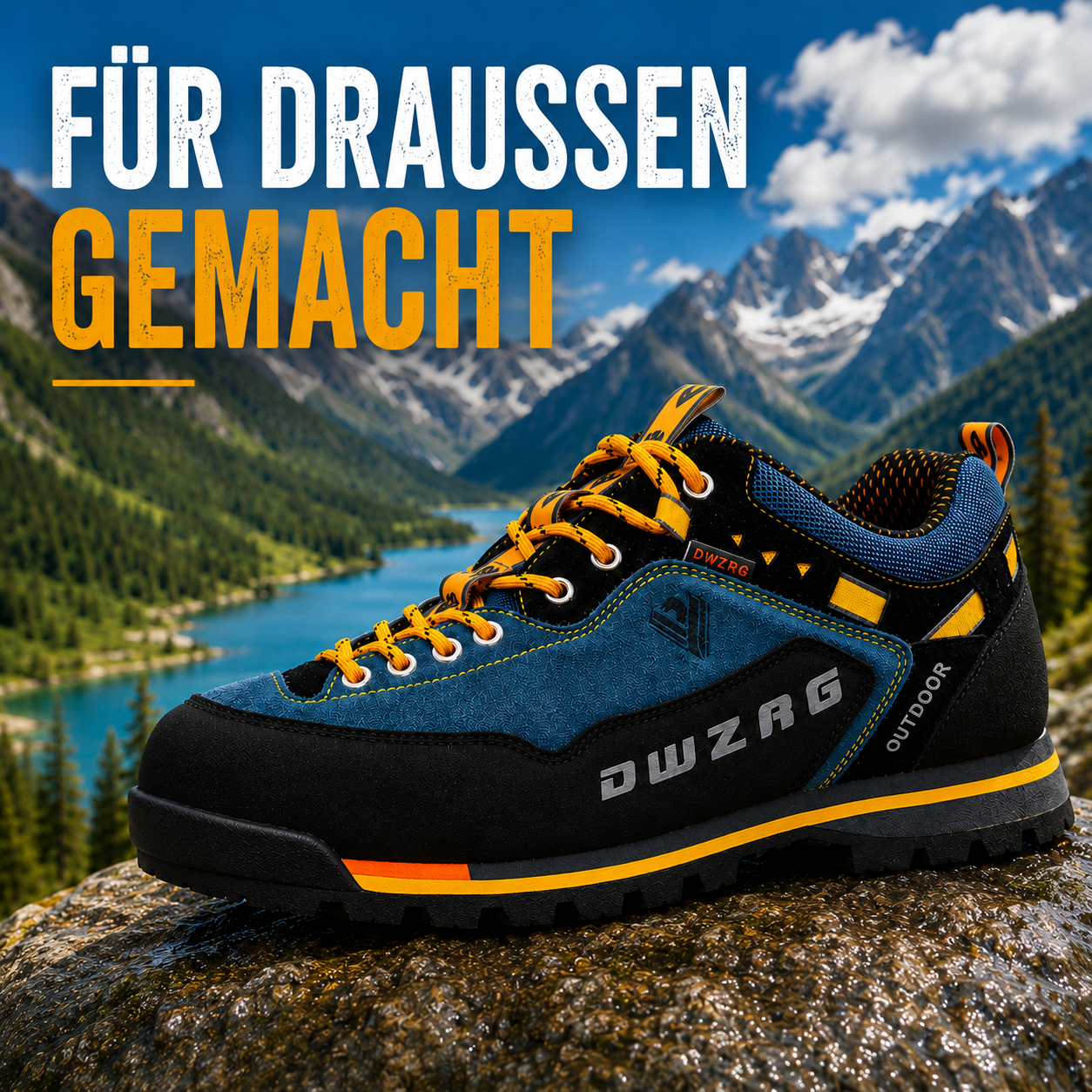 Nordspur | Niedrig geschnittener wasserdichter Wanderschuh