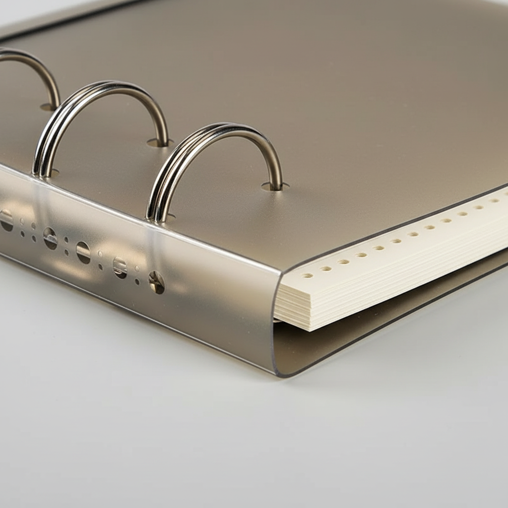 Loseblatt-Ringbinder nachfüllbar für A4 A5 B5 Papierformate