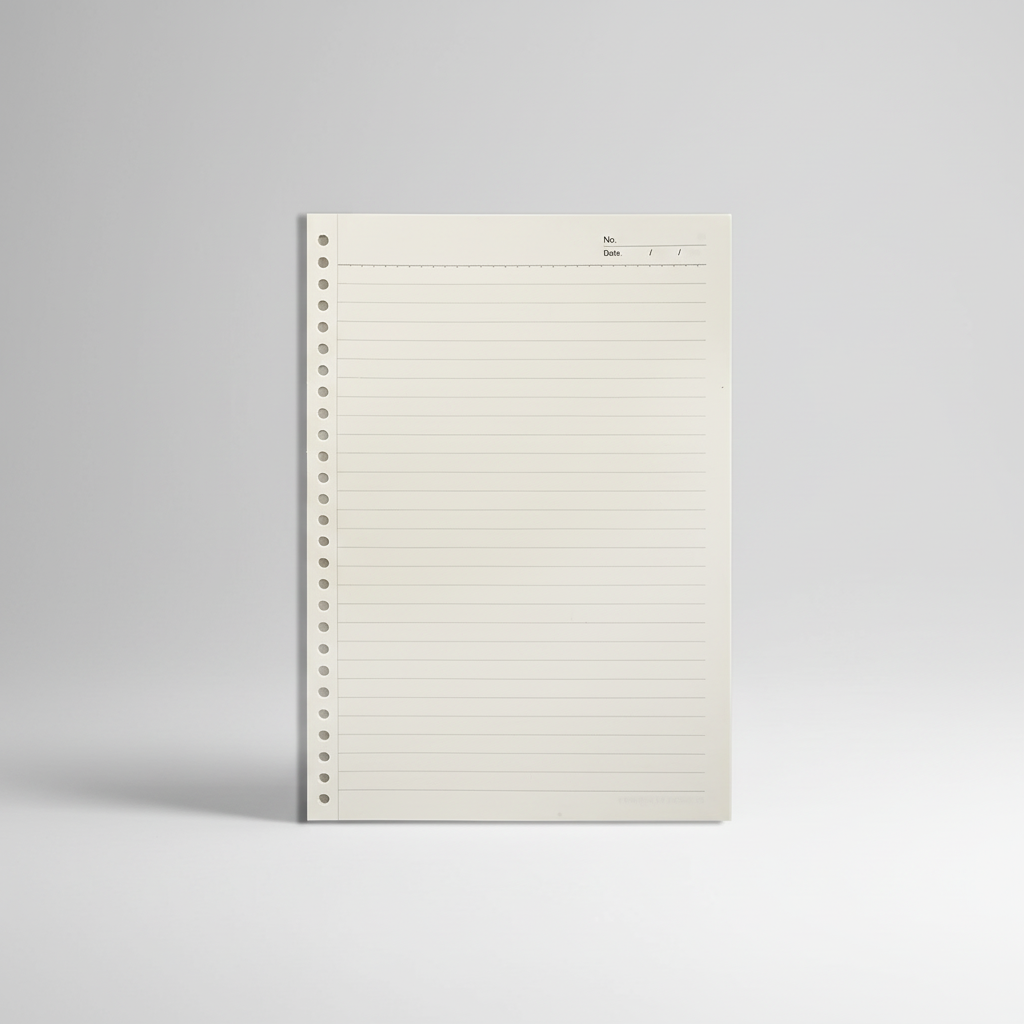 Loseblatt-Ringbinder nachfüllbar für A4 A5 B5 Papierformate