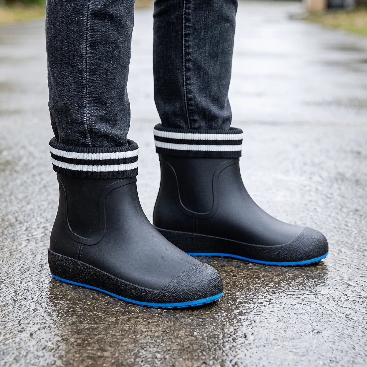 Nordspur | Novelio Halbhohe Regenstiefel Mit Profilierter Sohle
