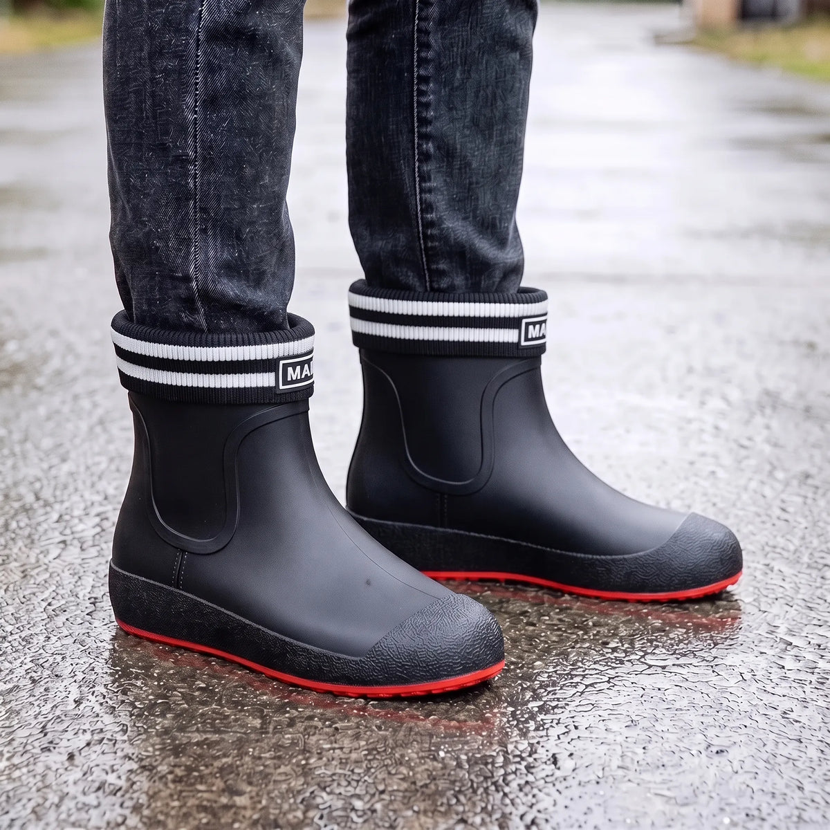 Nordspur | Novelio Halbhohe Regenstiefel Mit Profilierter Sohle
