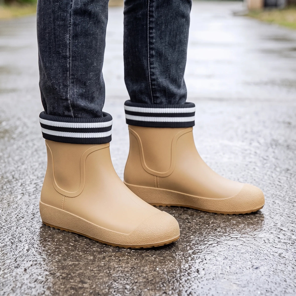 Nordspur | Novelio Halbhohe Regenstiefel Mit Profilierter Sohle
