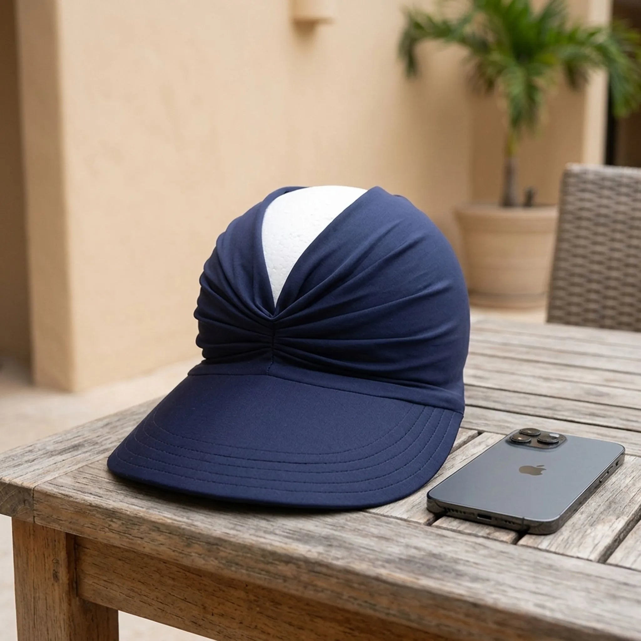Sommermütze Damen offenes Design breite Krempe Strand