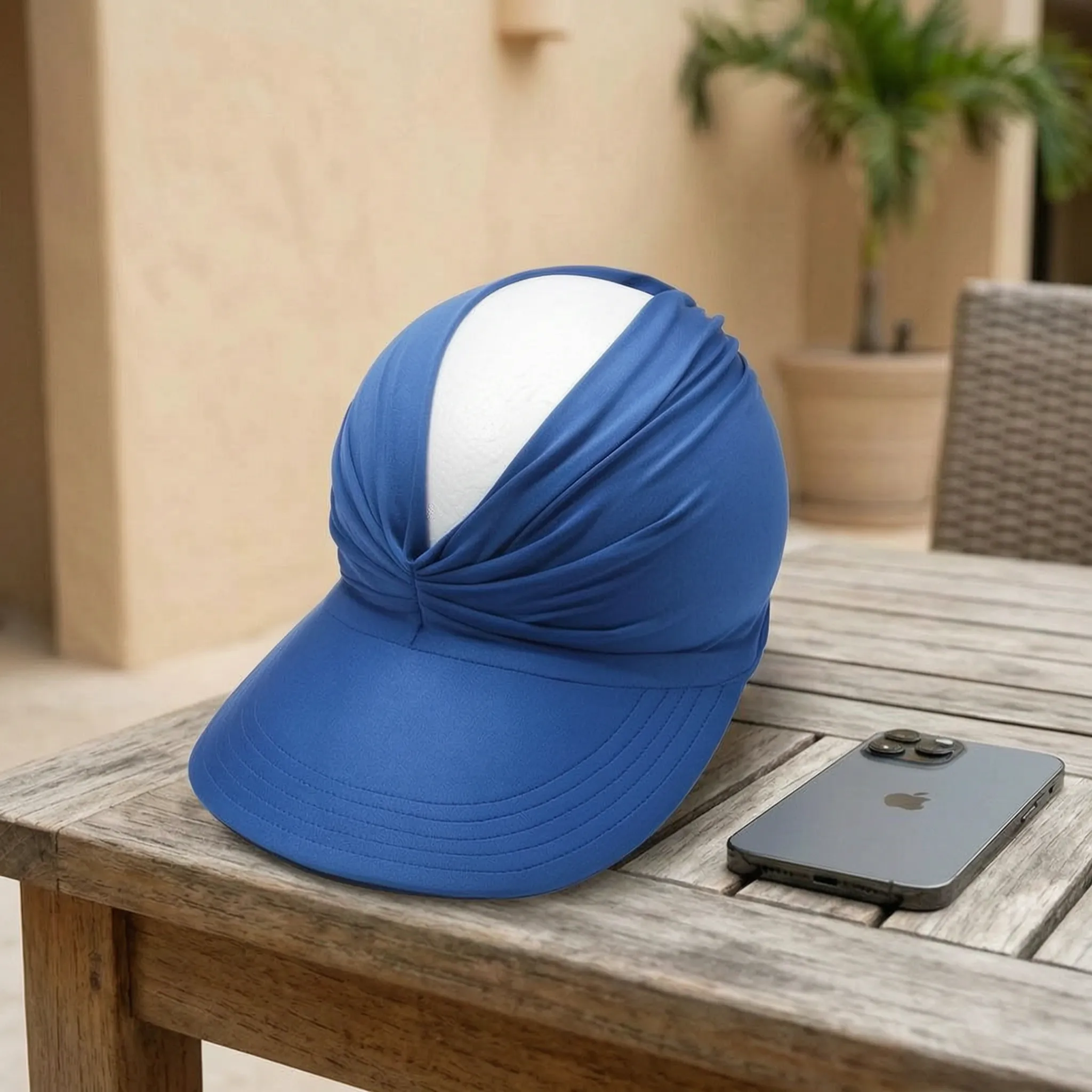 Sommermütze Damen offenes Design breite Krempe Strand