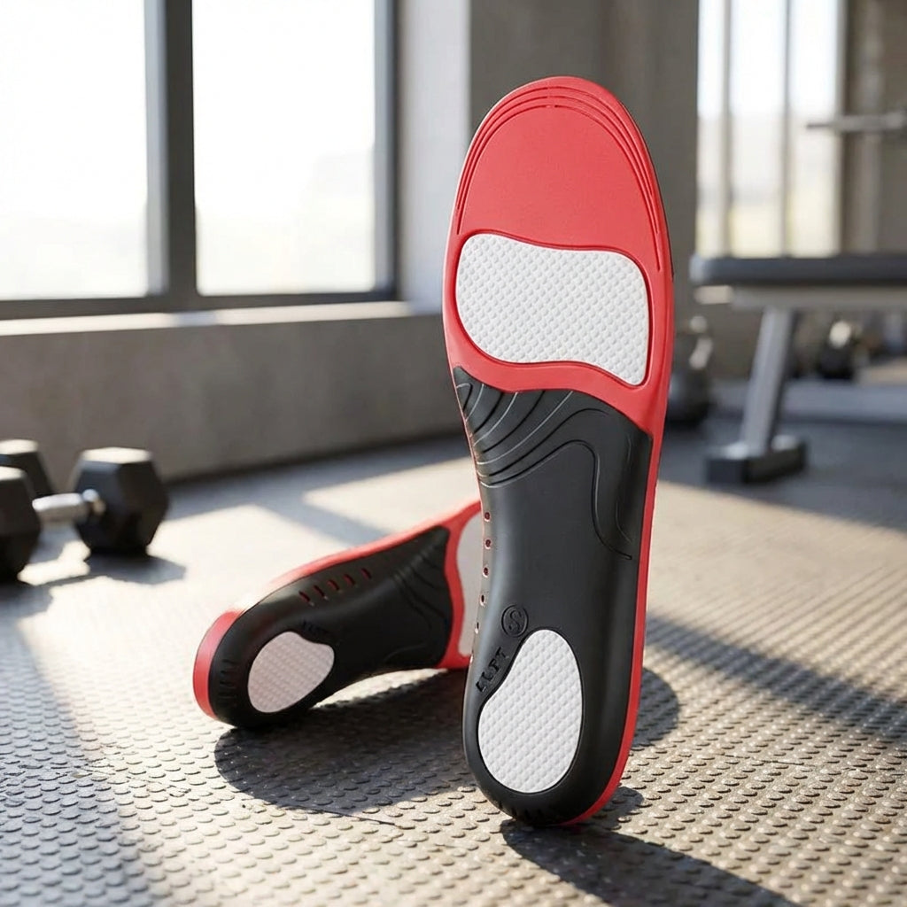 Orthopädische Sport-Einlegesohle mit Fußgewölbe-Support und Fersenpolsterung