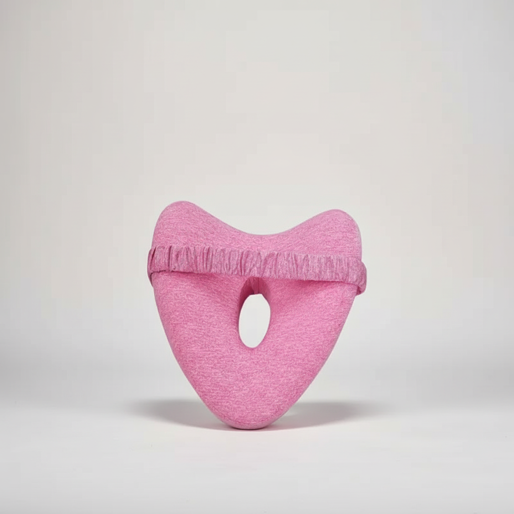 Memory Foam Beinstützkissen hohles Herzdesign Hüftausrichtung