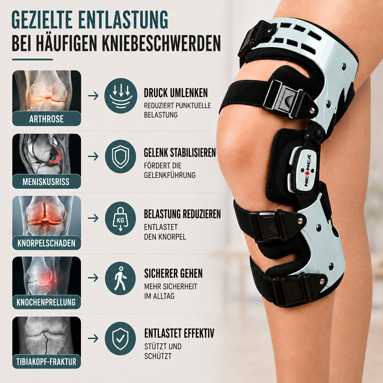 Nordspur | OrthoVance Entlastungs-Knieorthese