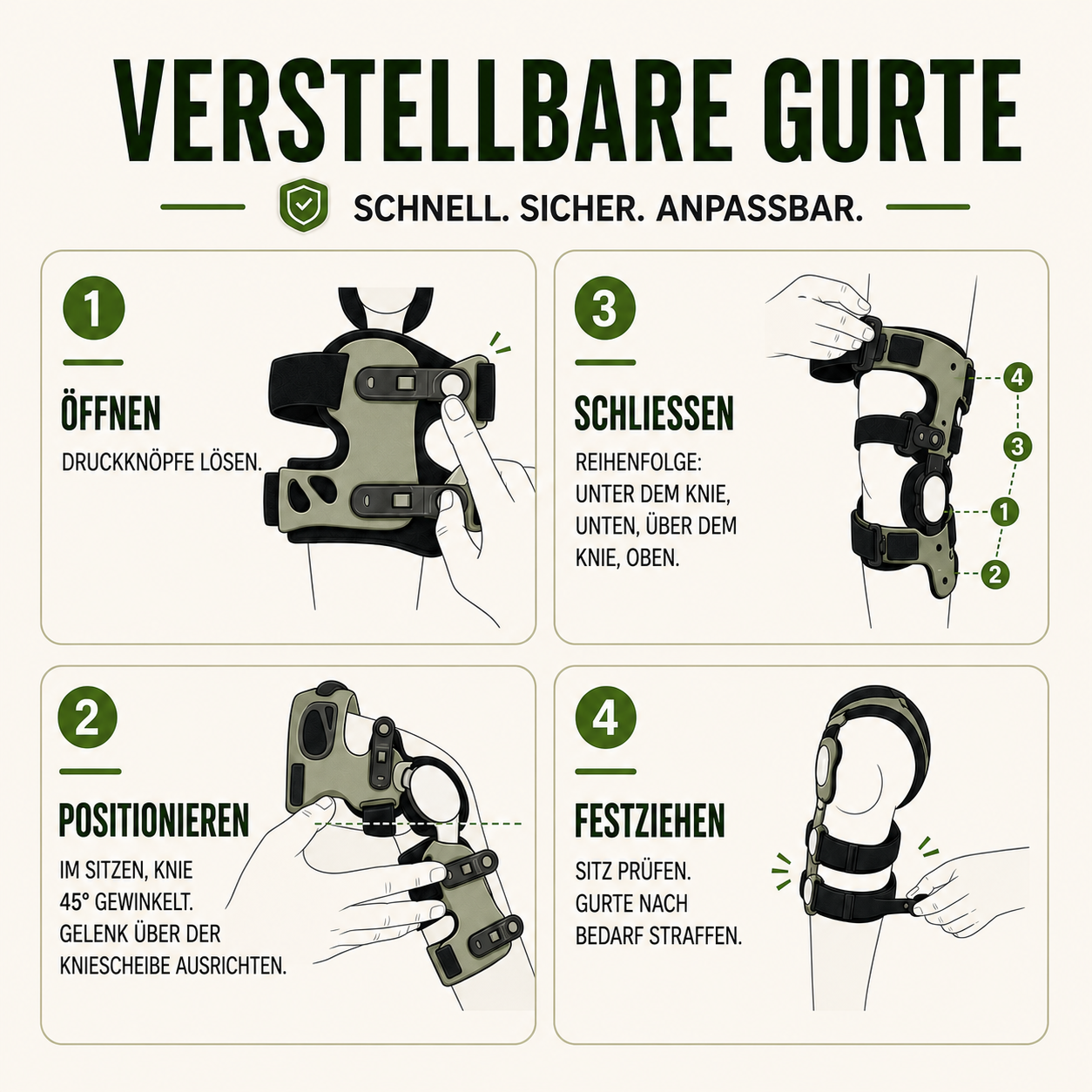 Nordspur | OrthoVance Entlastungs-Knieorthese