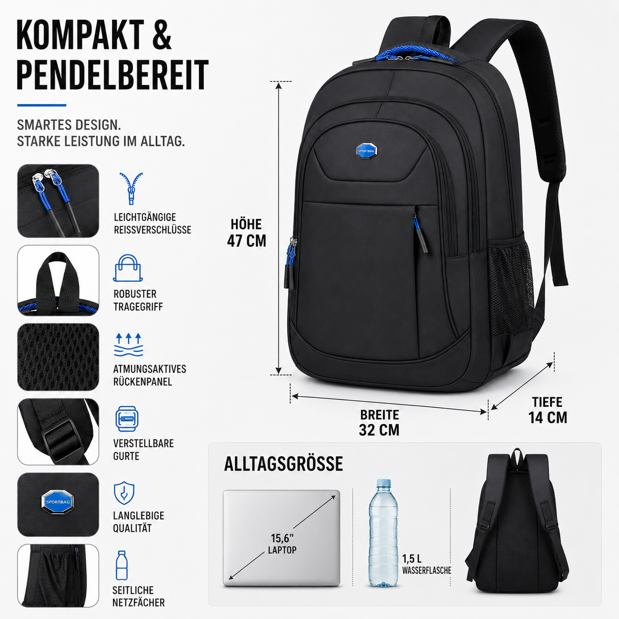 Nordspur | Oxford Business-Rucksack