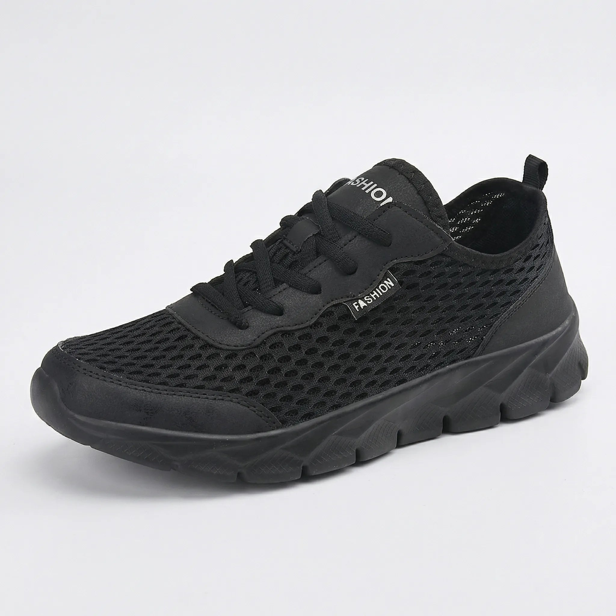 Herren-Laufschuh leicht atmungsaktiv Mesh gepolsterte Sohle