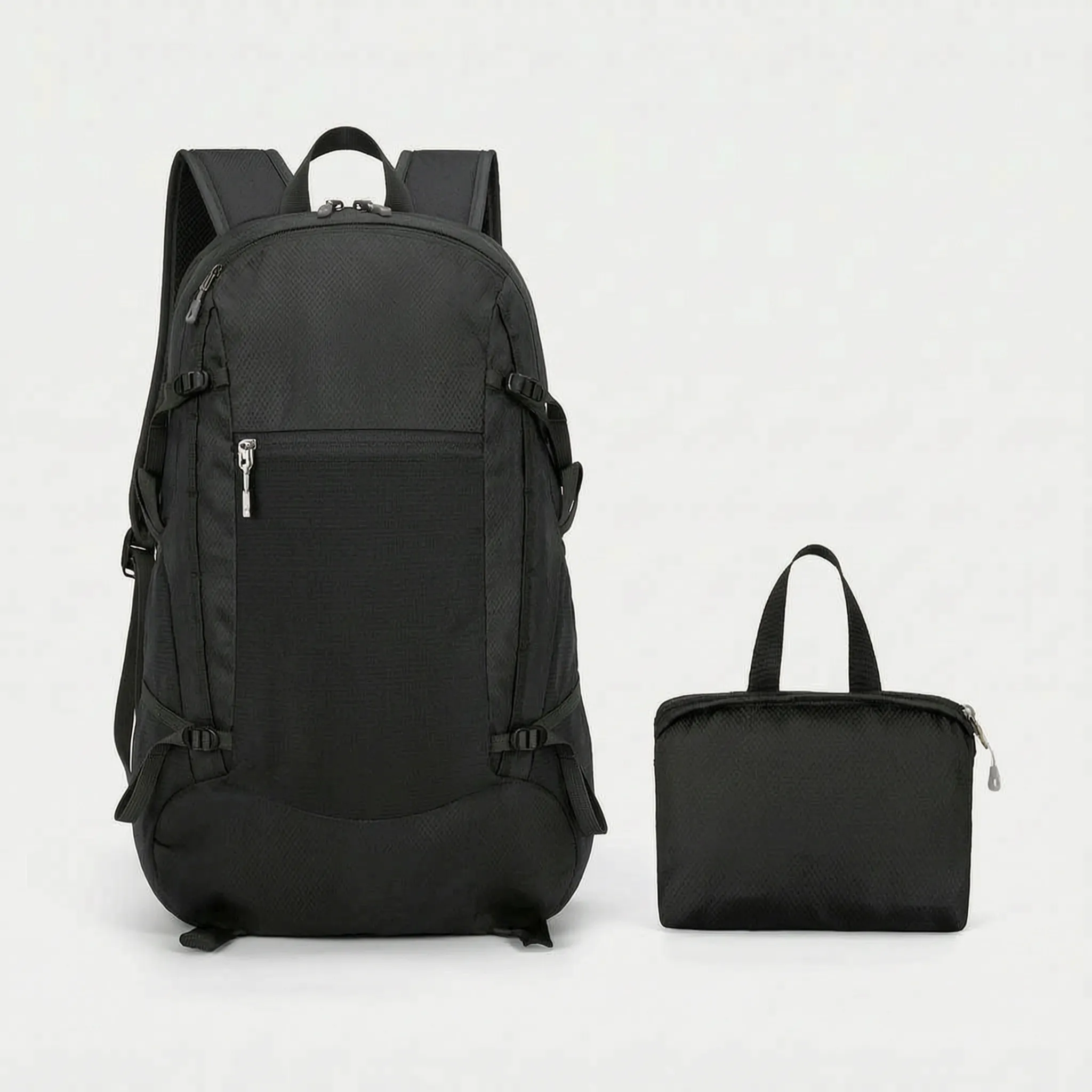 Packbarer Tagesrucksack faltbar wasserabweisend verstellbare Schultergurte