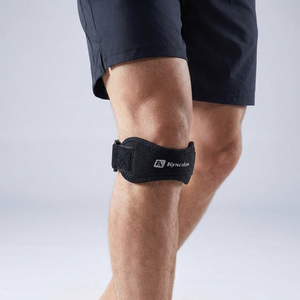 Verstellbares Patella-Knieband zur Sehnenentlastung und Kniescheibenstabilisierung