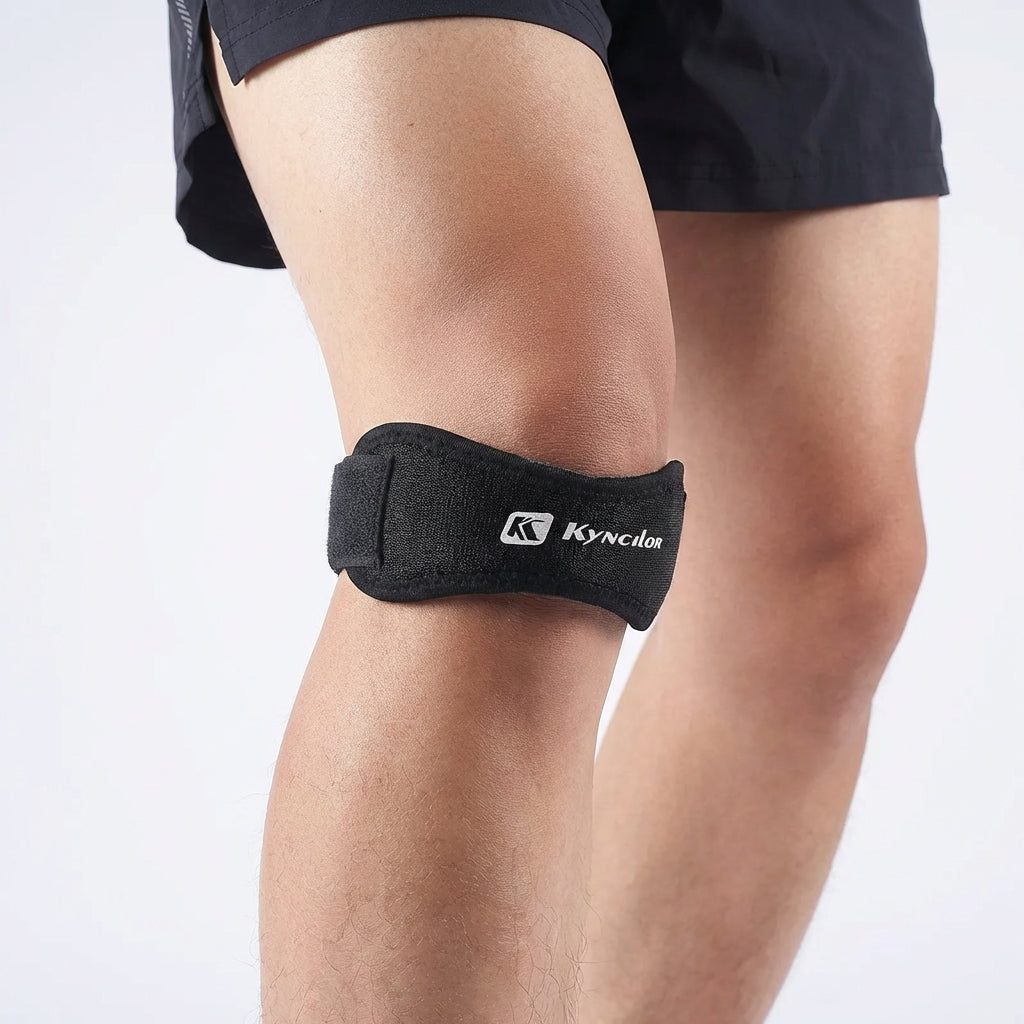 Verstellbares Patella-Knieband zur Sehnenentlastung und Kniescheibenstabilisierung