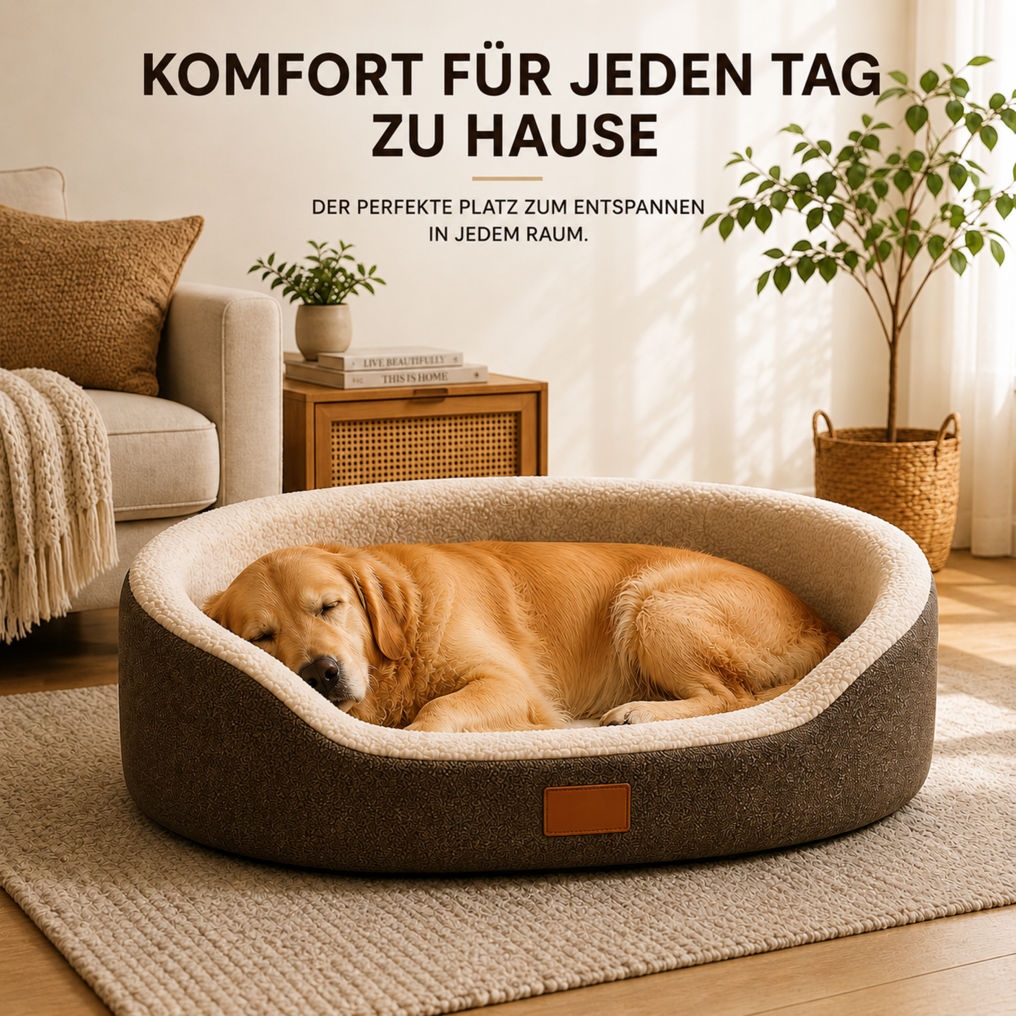 Nordspur | Pawvello Orthopädisches Hundebett im Couch-Stil