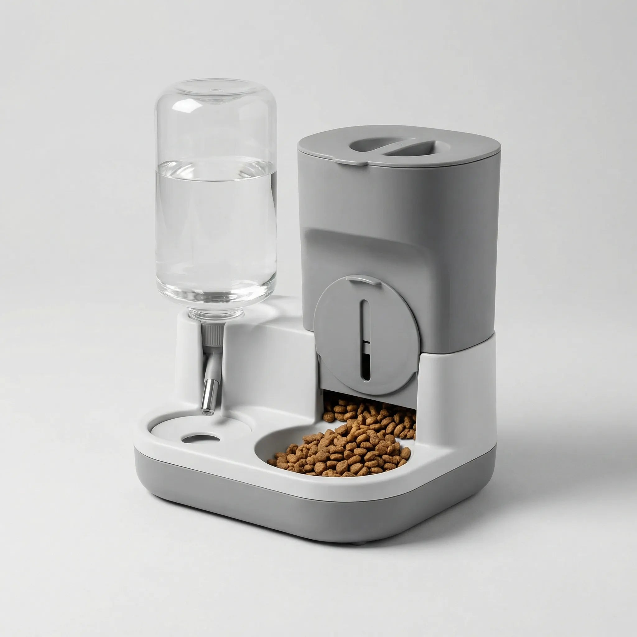 Automatischer Futterspender und Wassernapf für Haustiere mit Schwerkraftfunktion