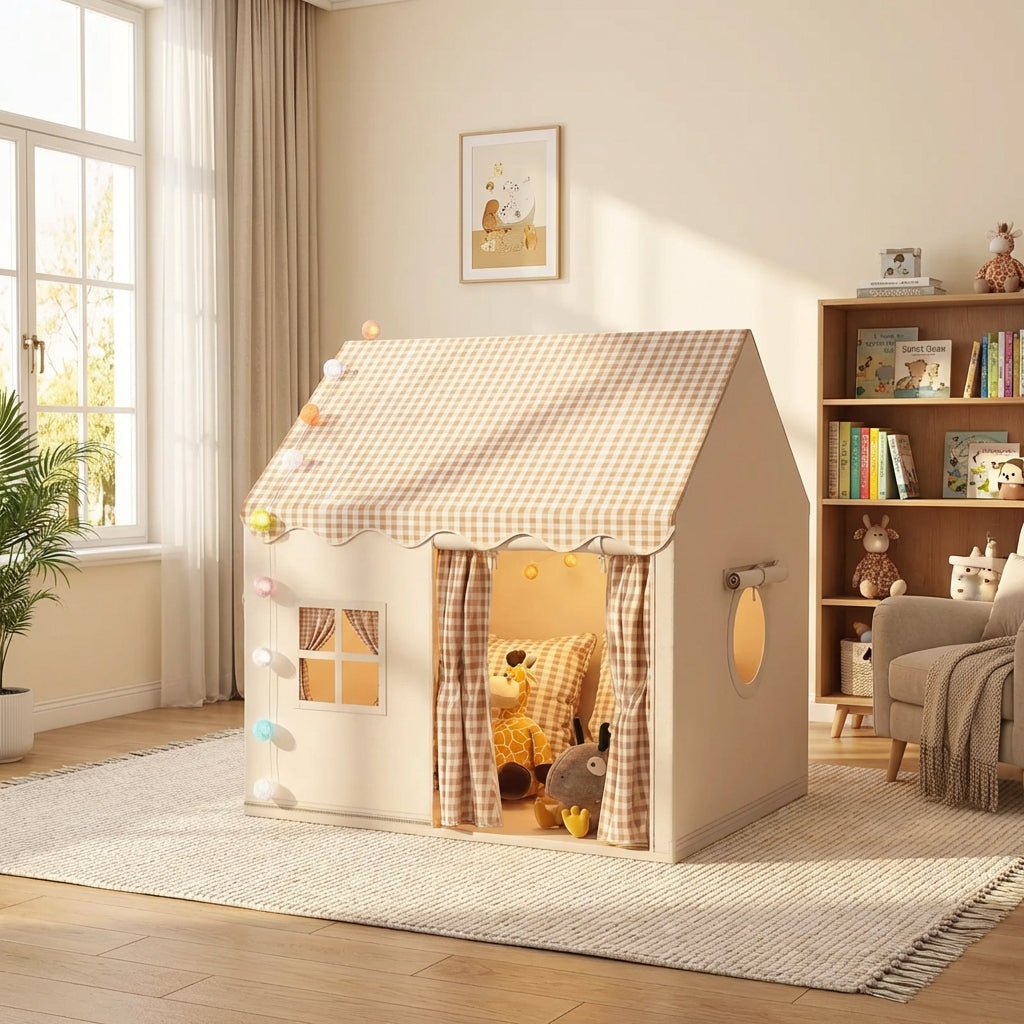 Faltbares Indoor Spielzelt für Kinder, gemütliche Spielhöhle