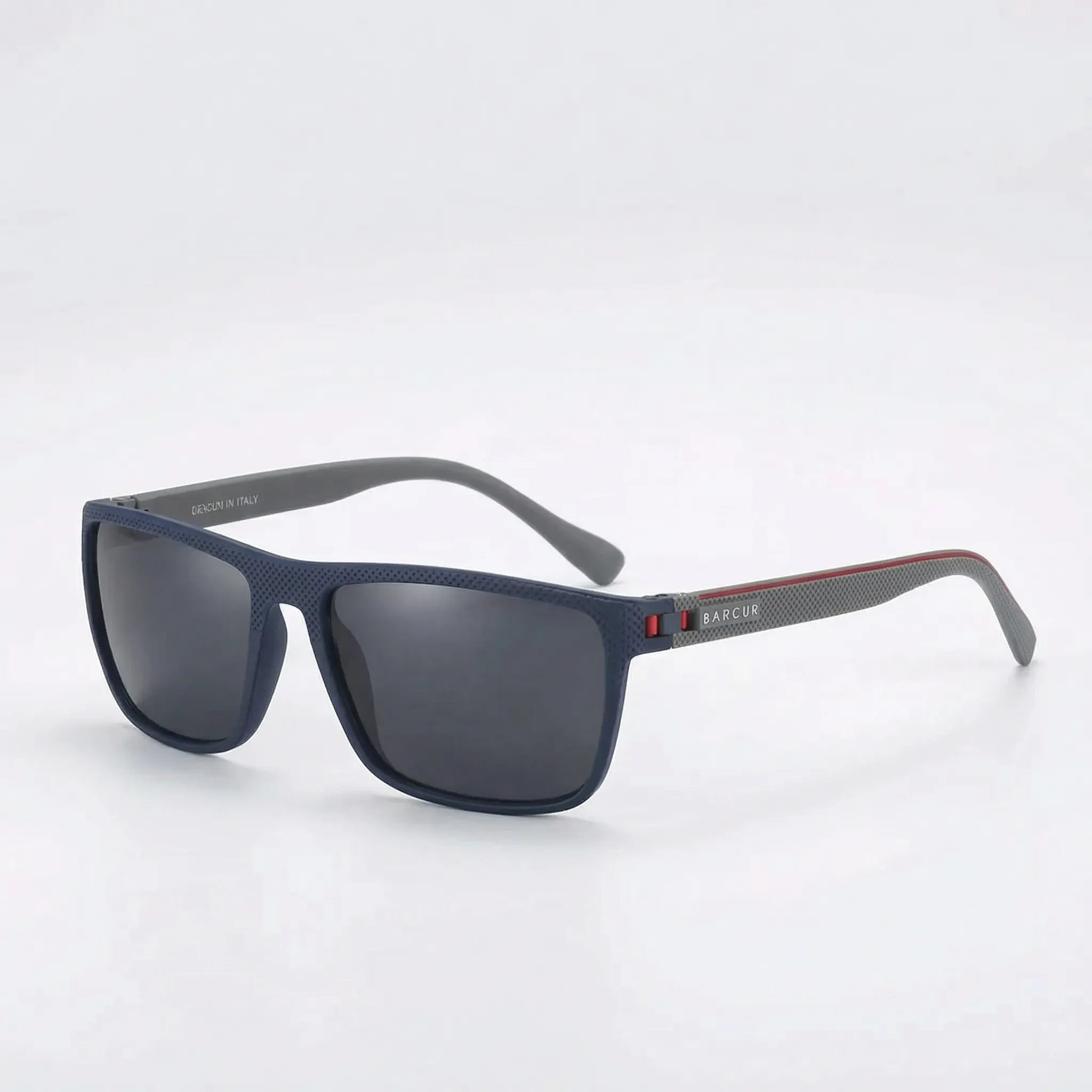 Polarisierte Sportsonnenbrille quadratischer Rahmen mit flexiblem Material