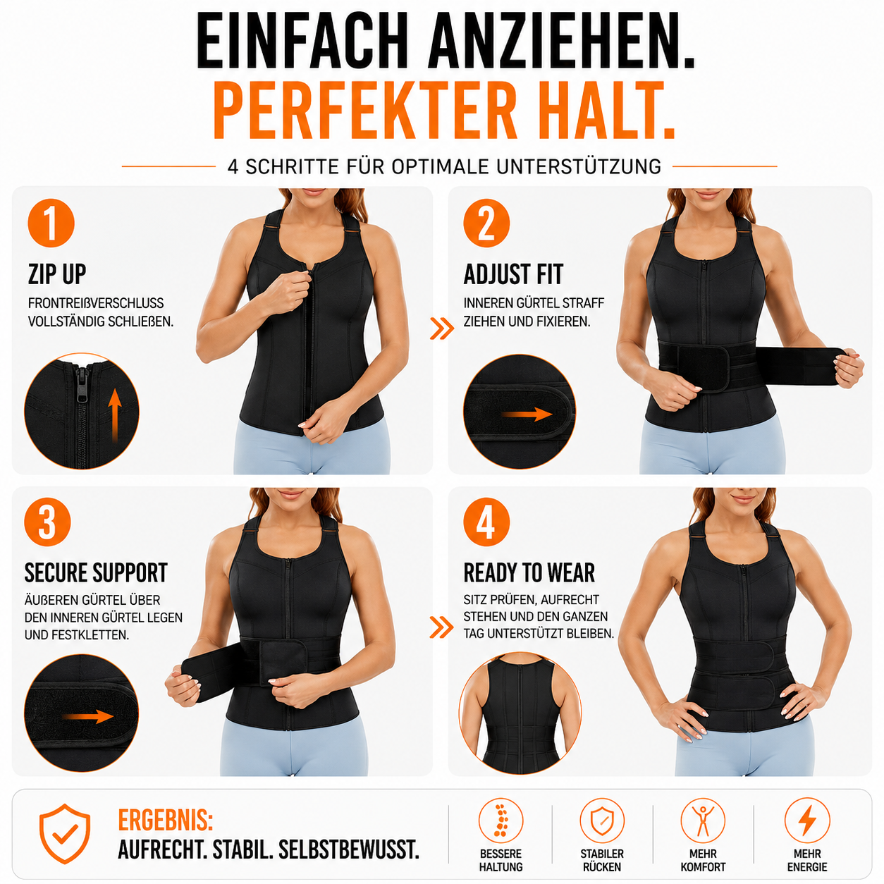 Nordspur | PostuFlexor Verstellbare Schlüsselbein-Haltungsorthese