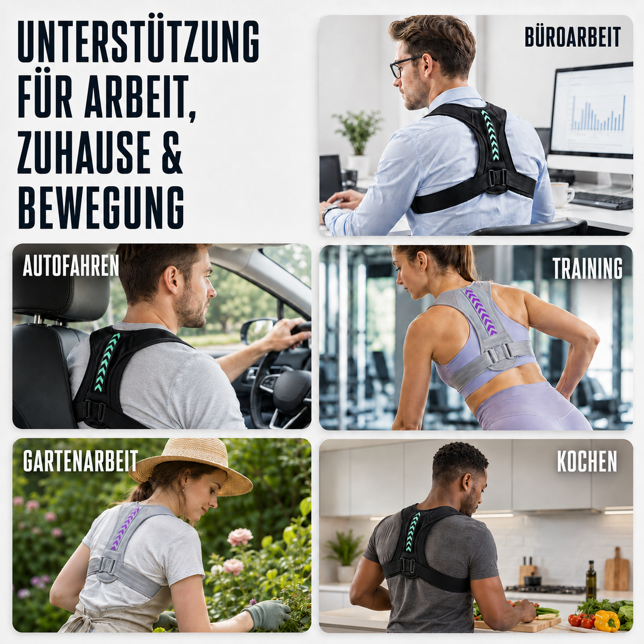 Nordspur | Postuvalve Verstellbare Rücken-Haltungskorrektur