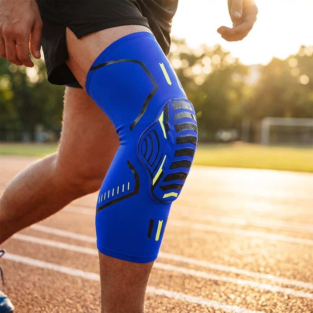 Kompressionsmanschette Sport Knie Ellbogen mit Aufprallschutz