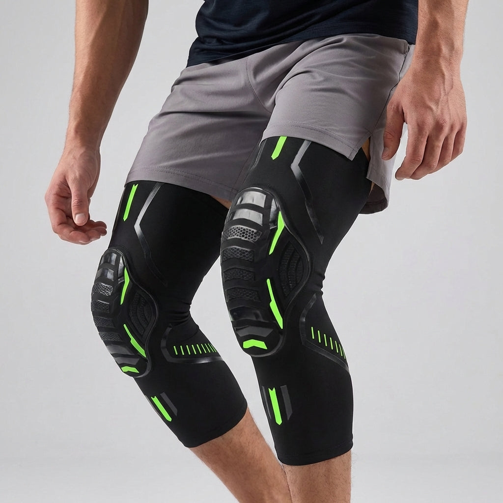 Kompressionsmanschette Sport Knie Ellbogen mit Aufprallschutz