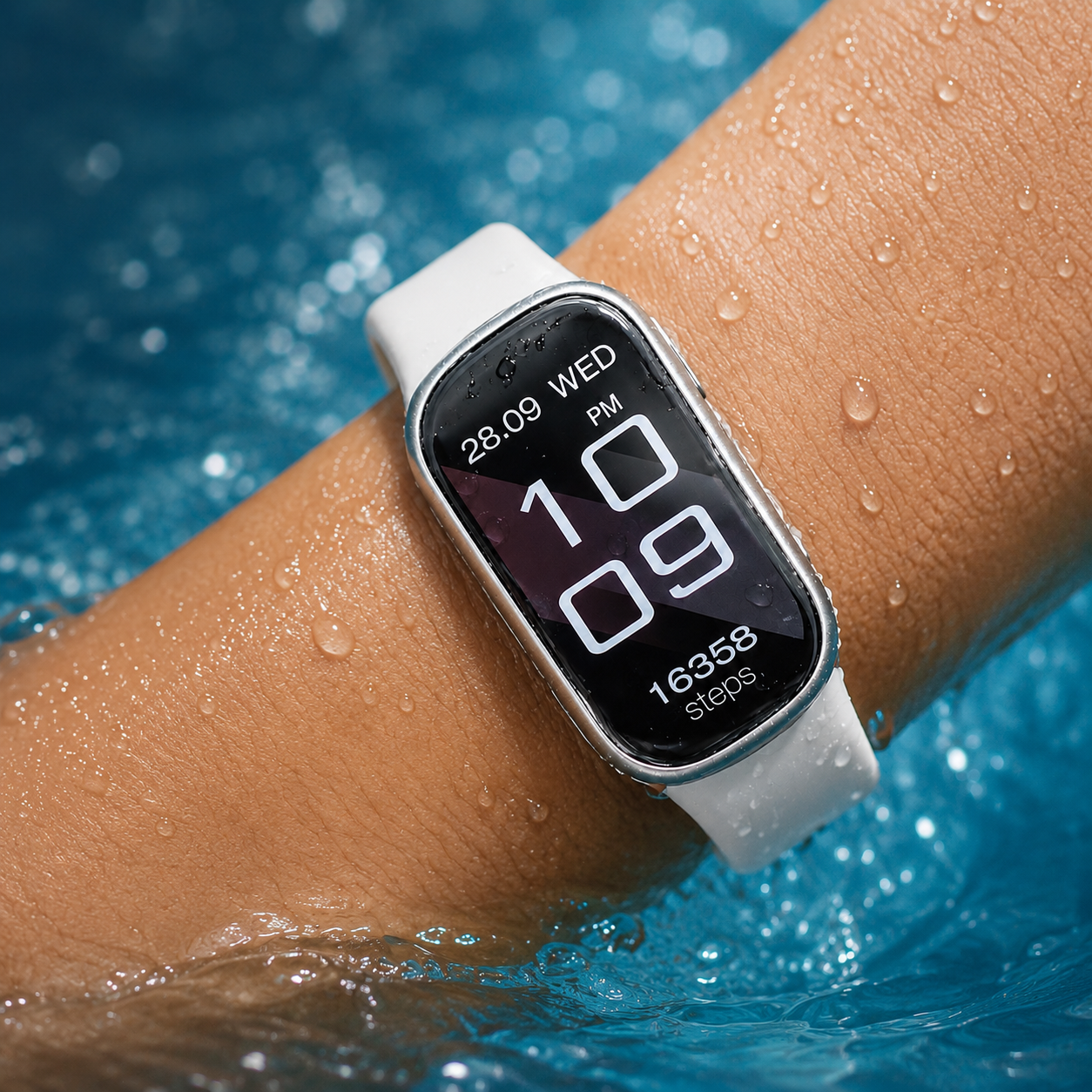 Nordspur | PulseTrack One Smartwatch wasserfest | IP68, auch beim Schwimmen