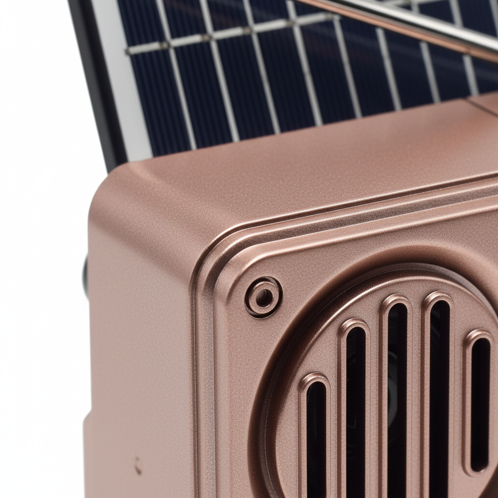 Tragbares Solarradio mit Bluetooth und Notfallakku