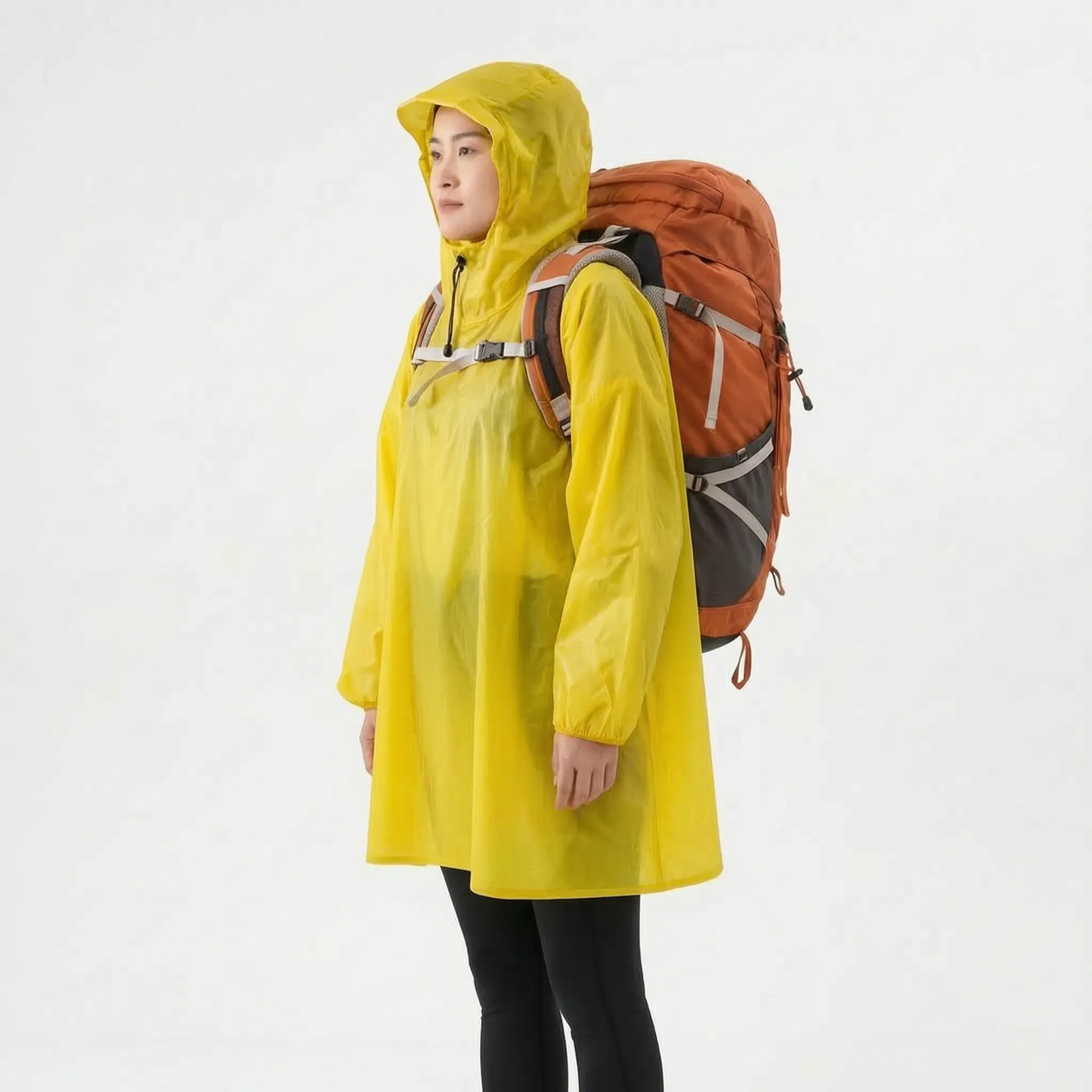 Nordspur | RainGuard Leichter Regenponcho Mit Ärmeln