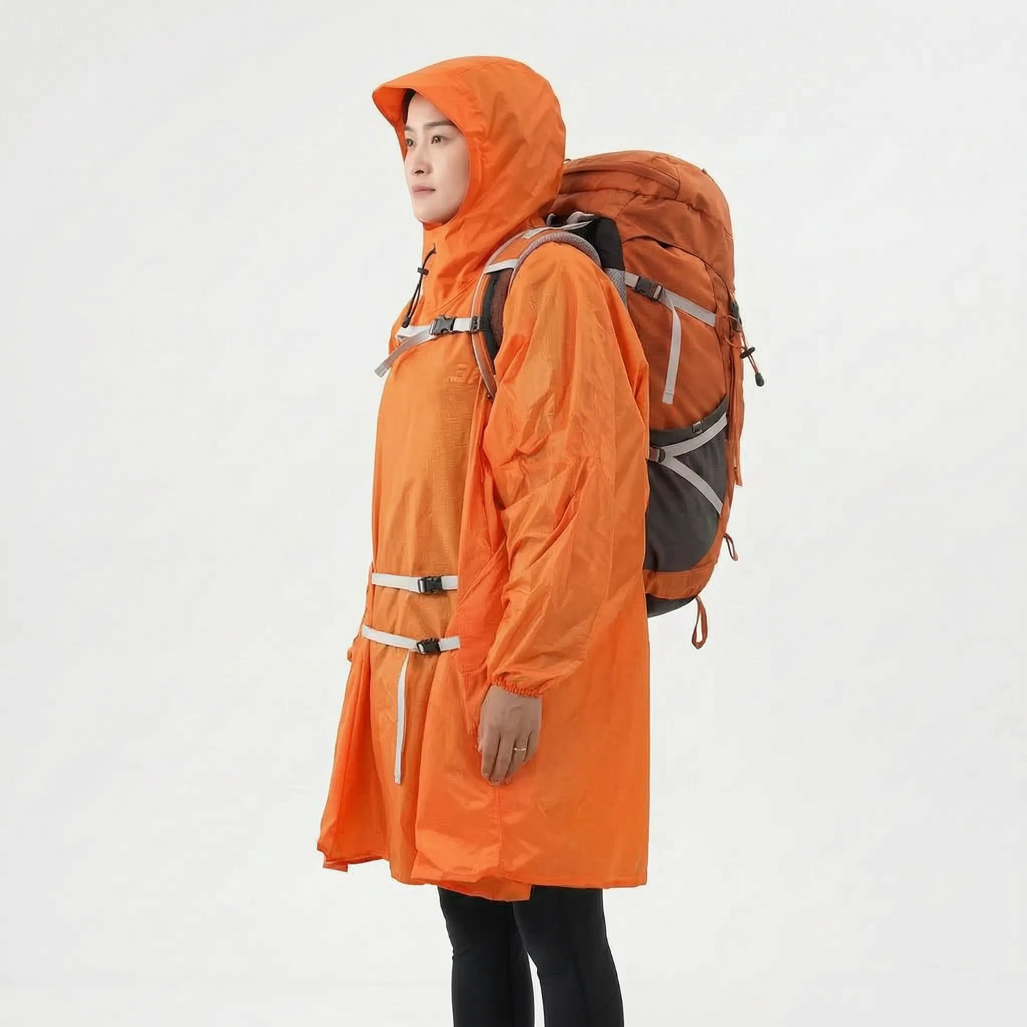 Nordspur | RainGuard Leichter Regenponcho Mit Ärmeln
