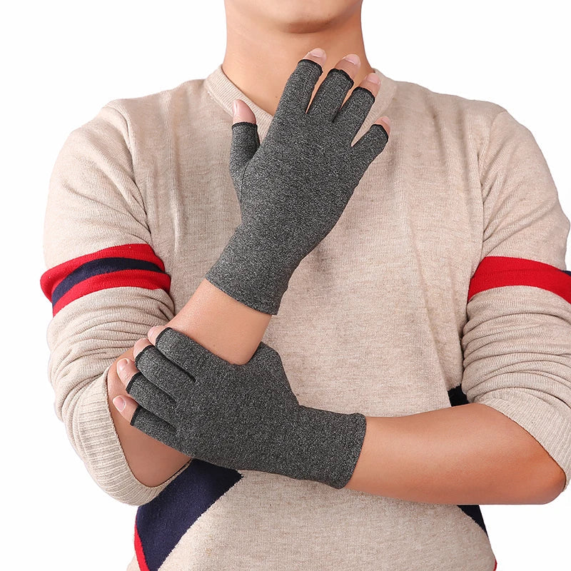 Halbfinger Kompressionshandschuhe für Arthrose und Handgelenkstütze