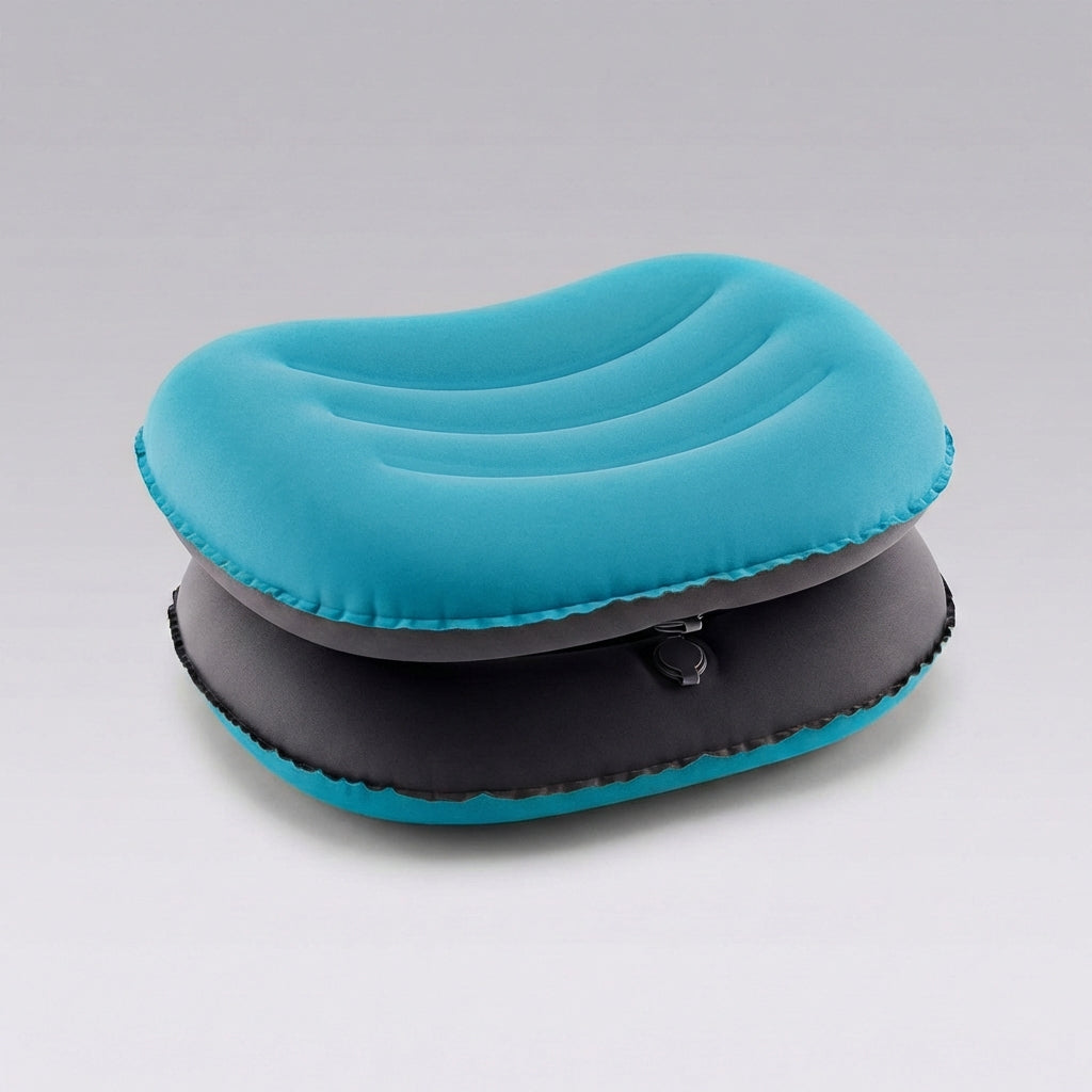 Aufblasbares Reisekissen ergonomisch wasserfest kompakt
