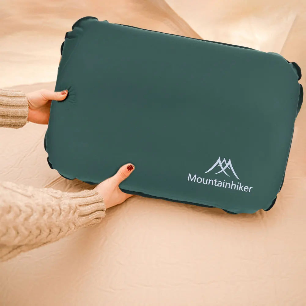 Ultraleichtes Campingkissen selbstaufblasbar mit ergonomischer Stütze