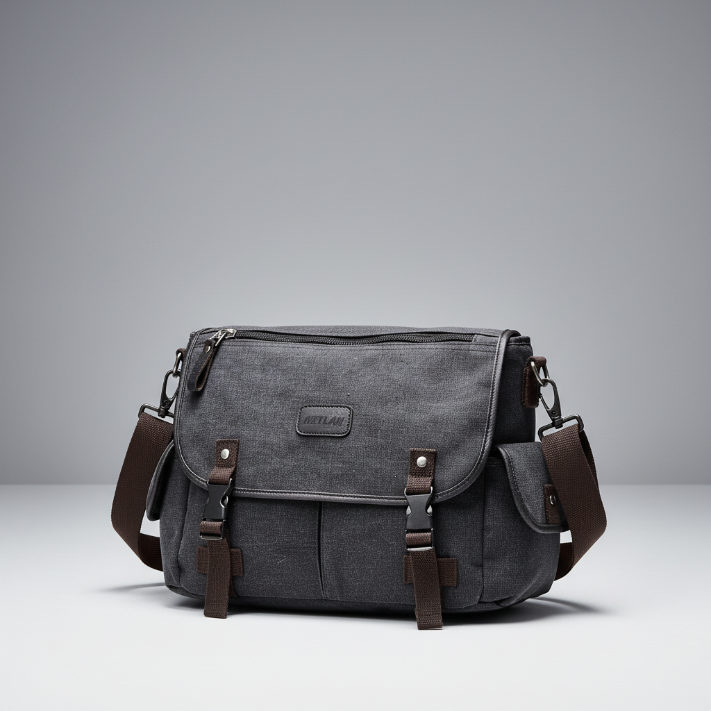 Nordspur | Retro Canvas Messenger Bag