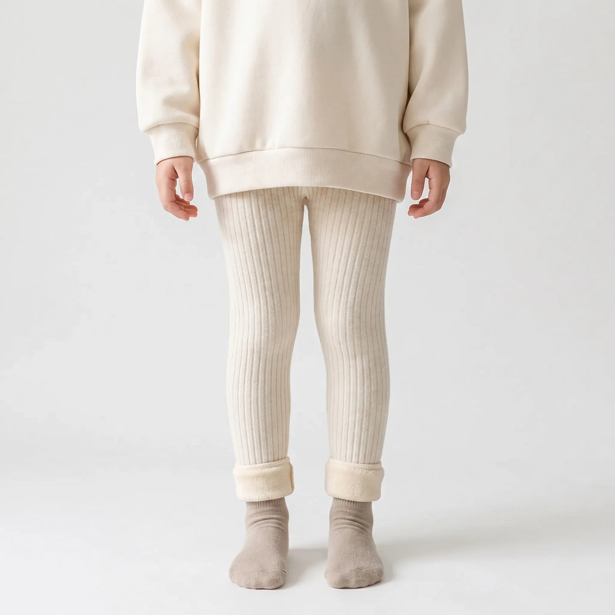 Nordspur | Ribbex Gerippte Kinderleggings Für Kühle Tage