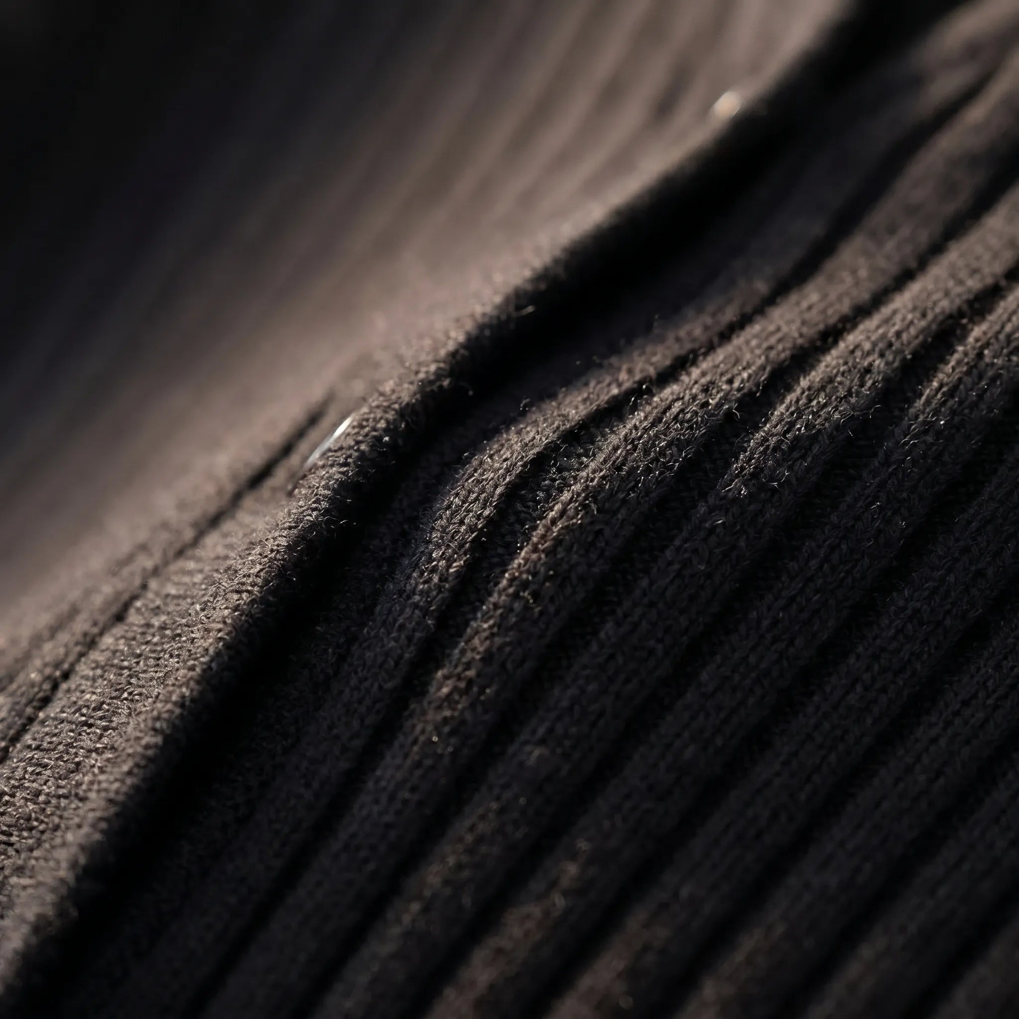 Gerippter StrickCardigan Langarm Notch-Kragen mit Bestickung