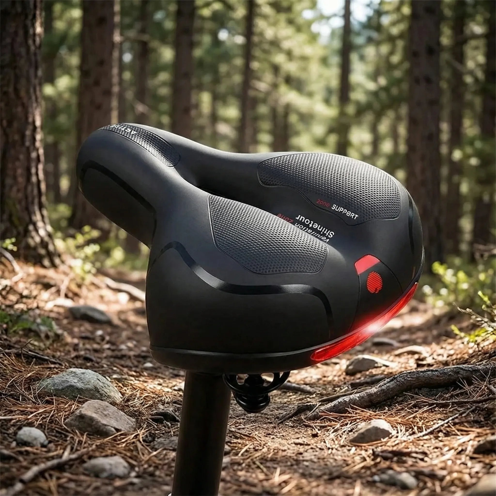 Ergonomischer Fahrradsattel mit Polsterung und Stoßdämpfung
