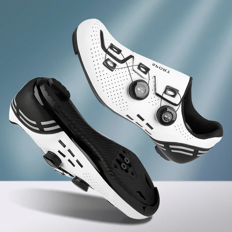 Rennrad-Schuh mit Drehverschluss atmungsaktiv Shimano-kompatibel