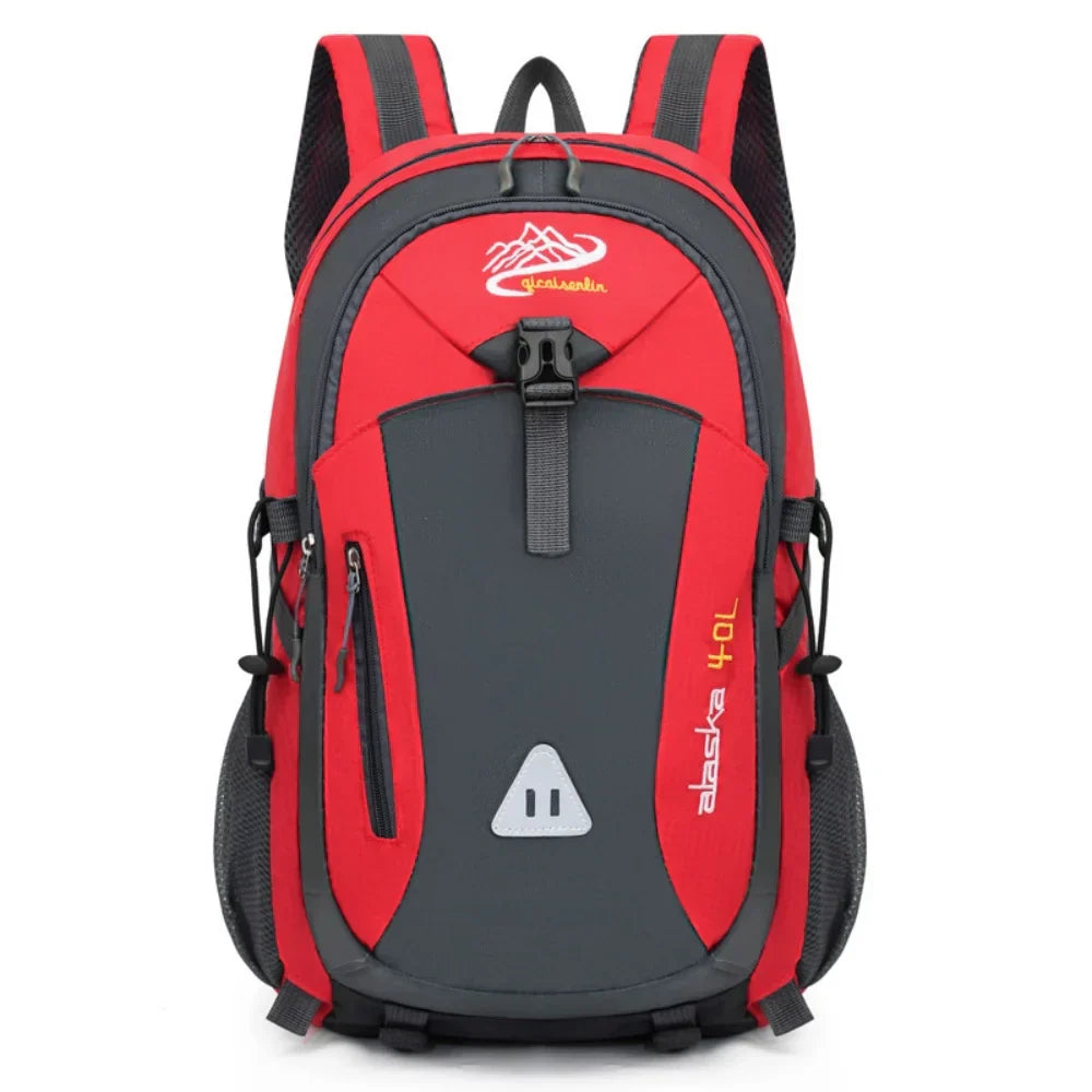 Wanderrucksack mit mehreren Fächern wasserabweisendes Nylon