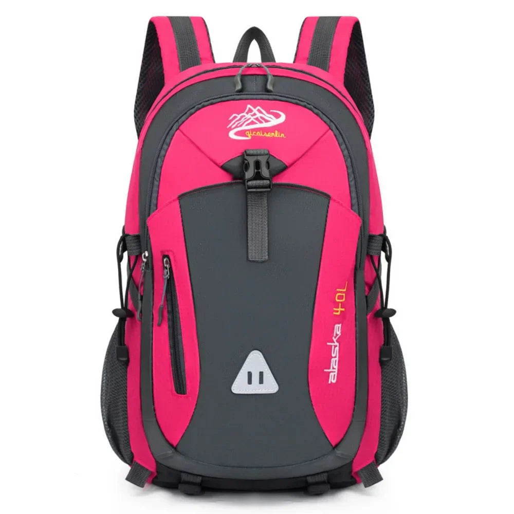 Wanderrucksack mit mehreren Fächern wasserabweisendes Nylon