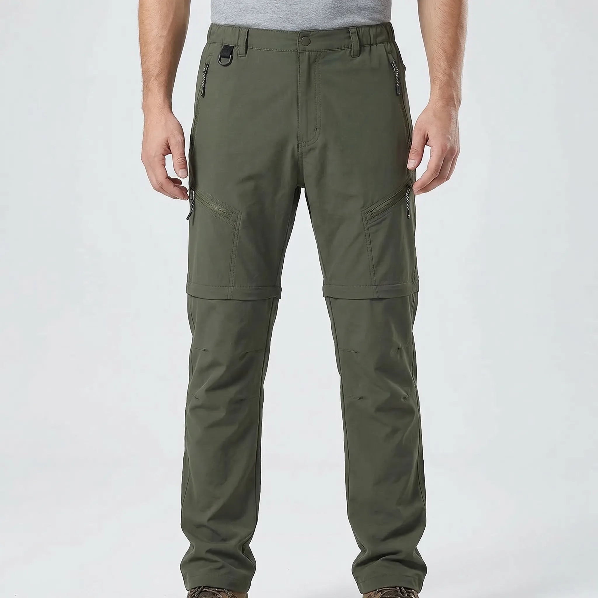 Herren Zip-Off Cargo-Hose schnelltrocknend wandelbar für Outdoor und Wandern