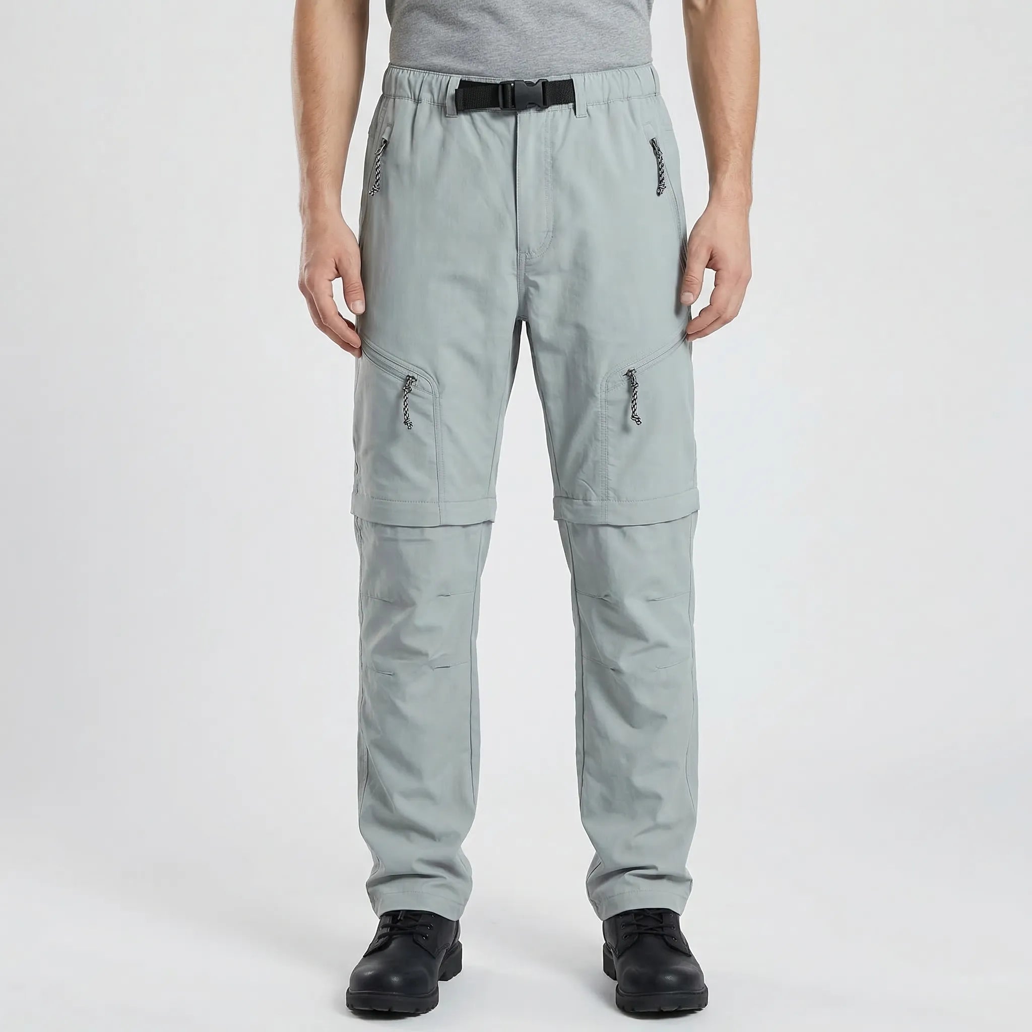 Herren Zip-Off Cargo-Hose schnelltrocknend wandelbar für Outdoor und Wandern