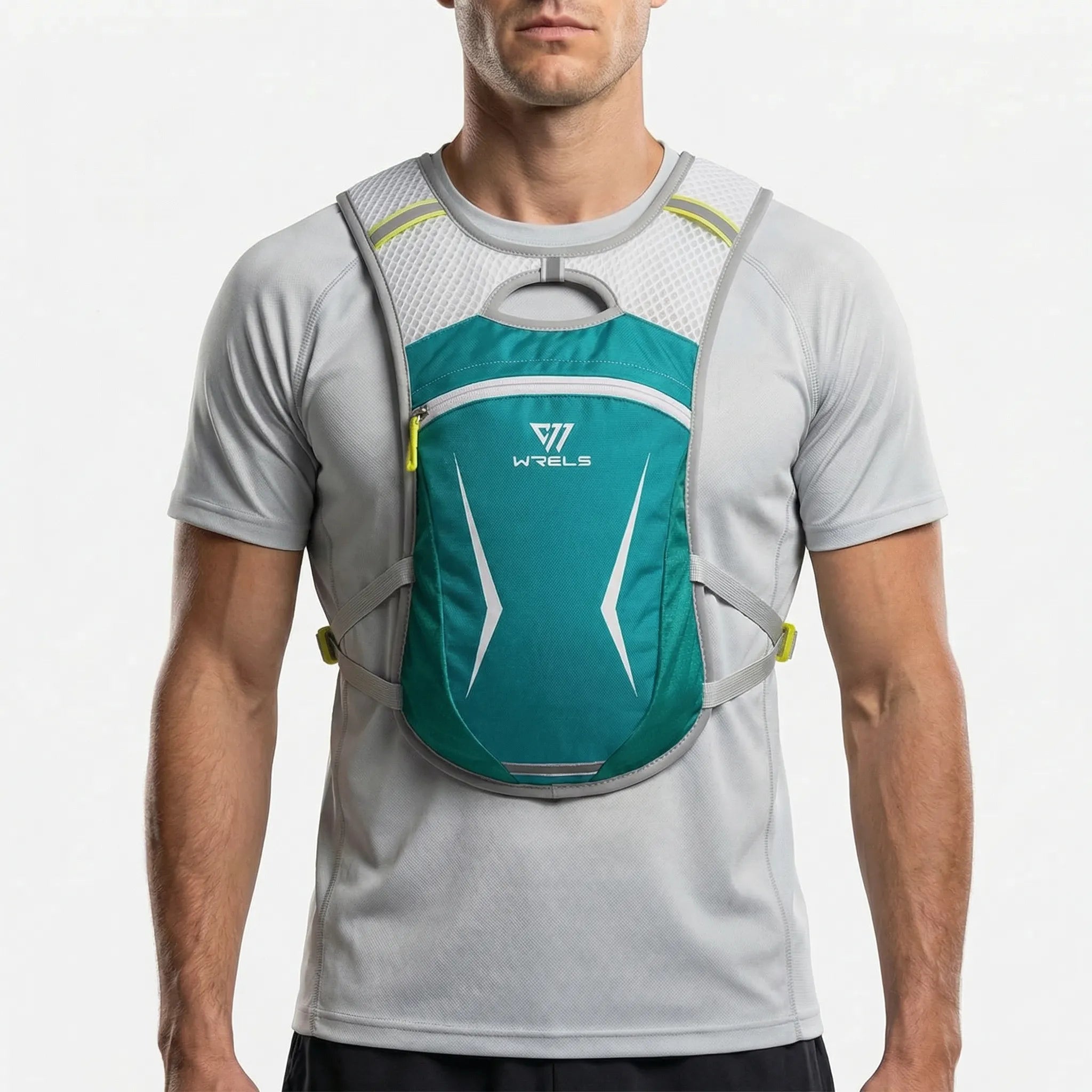 Lauf-Hydrationsweste 5L atmungsaktiv mit Mesh-Rückenteil