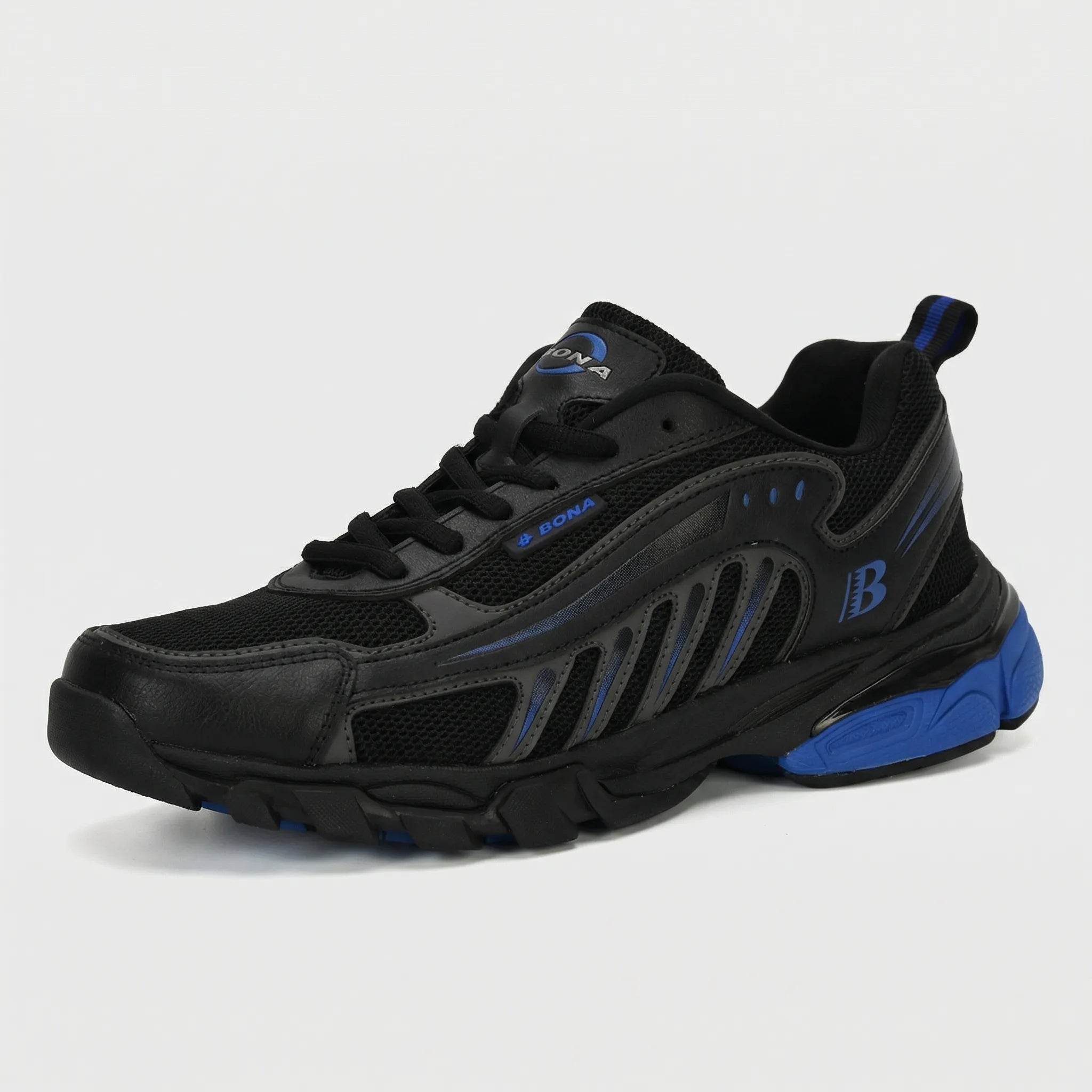 Herrenlaufschuhe atmungsaktiv mit Mesh-Obermaterial und Gummisohle