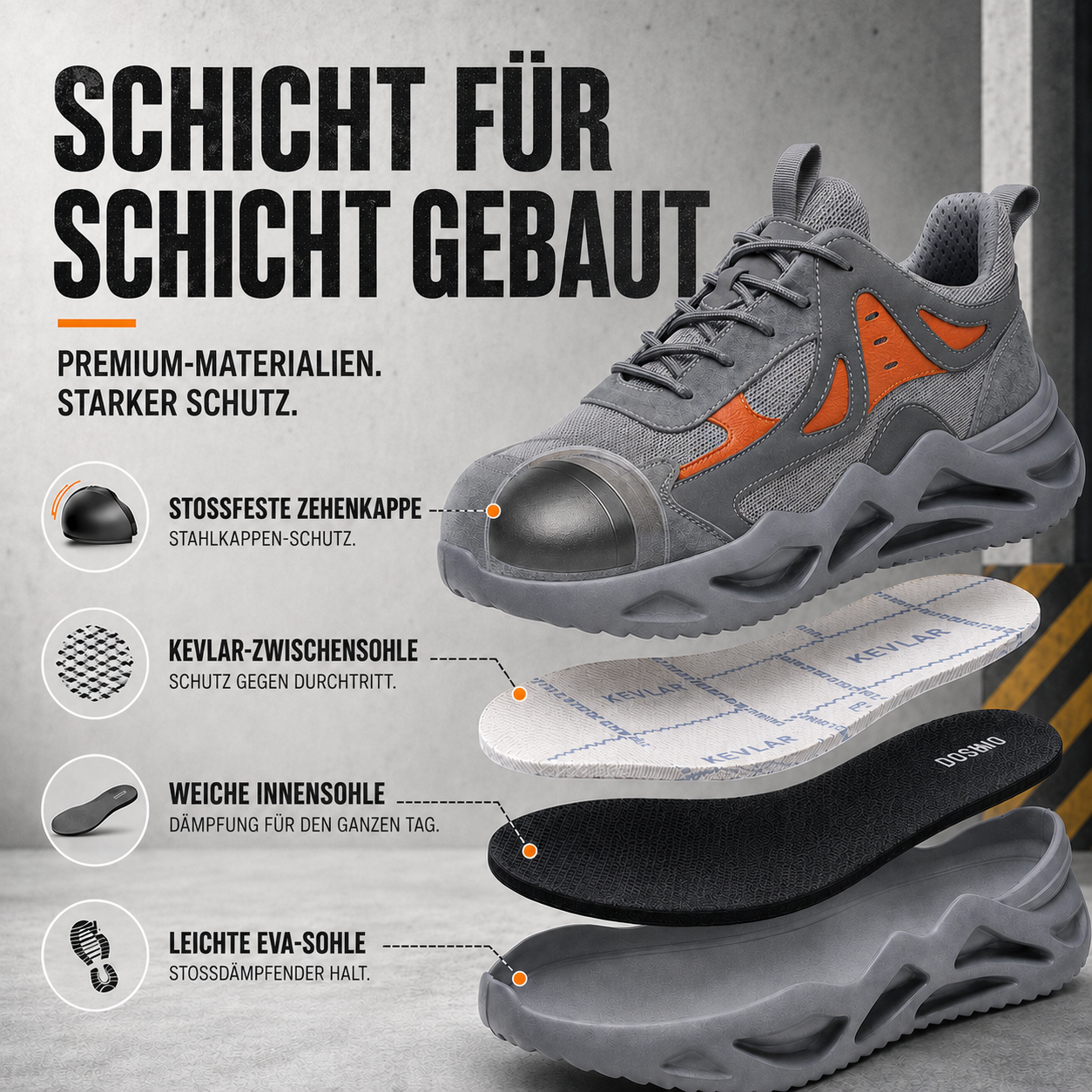 Nordspur | Safeguardix High Top Sicherheitssneaker