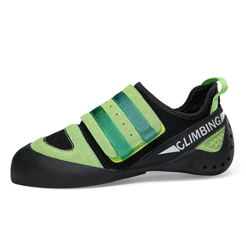 Anfänger-Kletterschuhe mit Klettverschluss und rutschfester Sohle