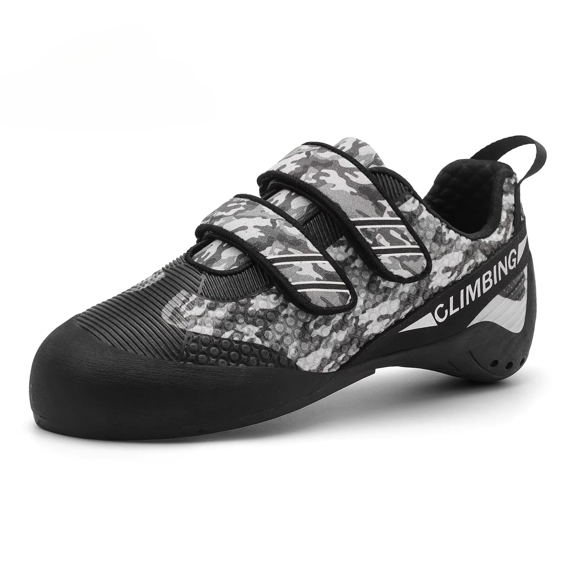 Herren-Kletterschuh mit Klettverschluss griffige Sohle Camouflage