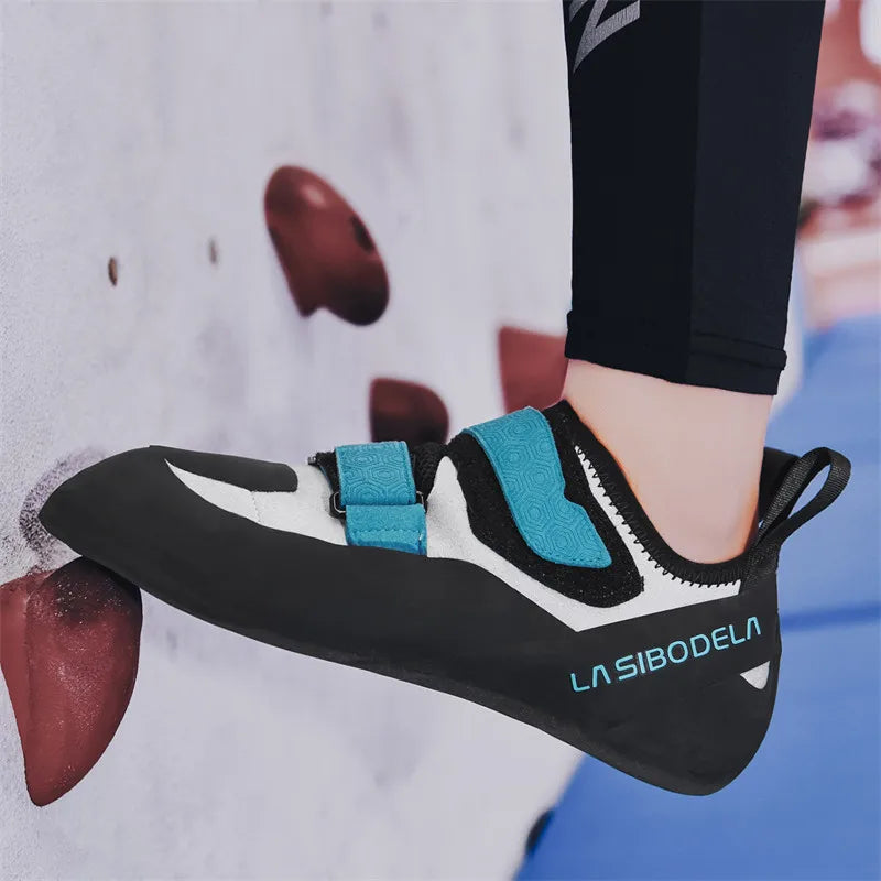 Klettererschuhe mit Klettverschluss rutschfest für Anfänger Indoor Outdoor