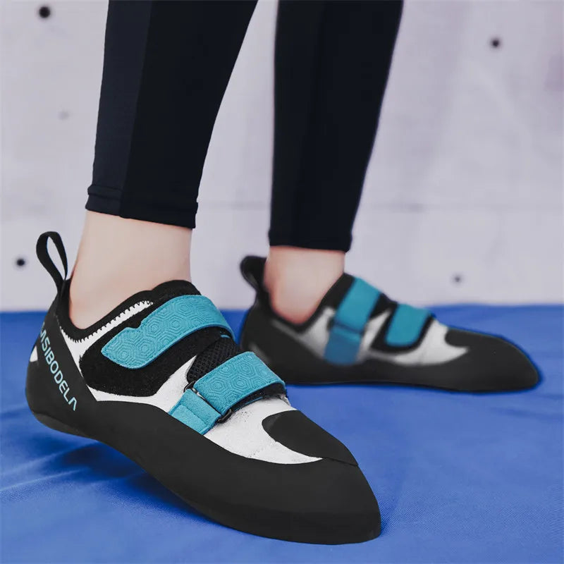 Klettererschuhe mit Klettverschluss rutschfest für Anfänger Indoor Outdoor